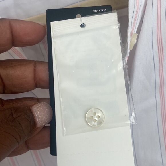 Lauren Ralph Lauren Black Label Striped Blouse. XL - Picture 4 of 7